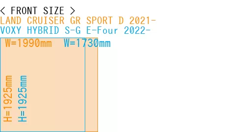 #LAND CRUISER GR SPORT D 2021- + VOXY HYBRID S-G E-Four 2022-